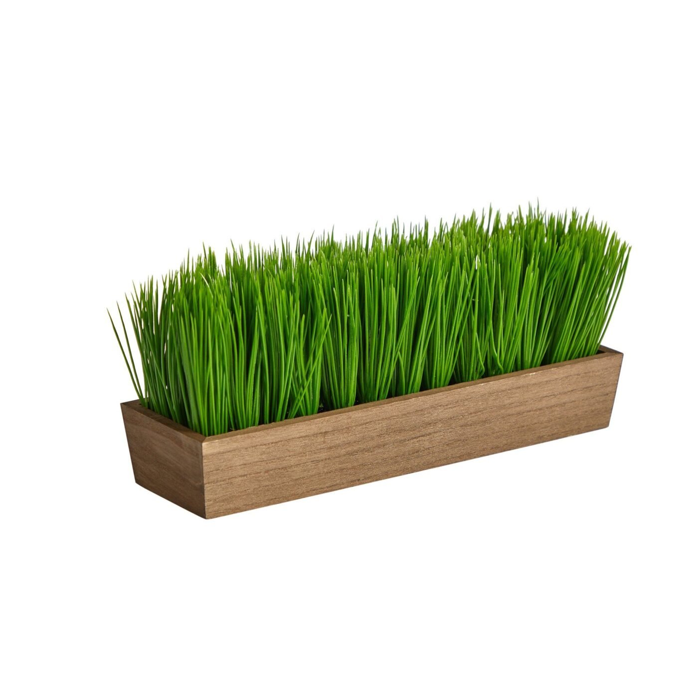 12" Grass Artificial Plant in Decorative Planter