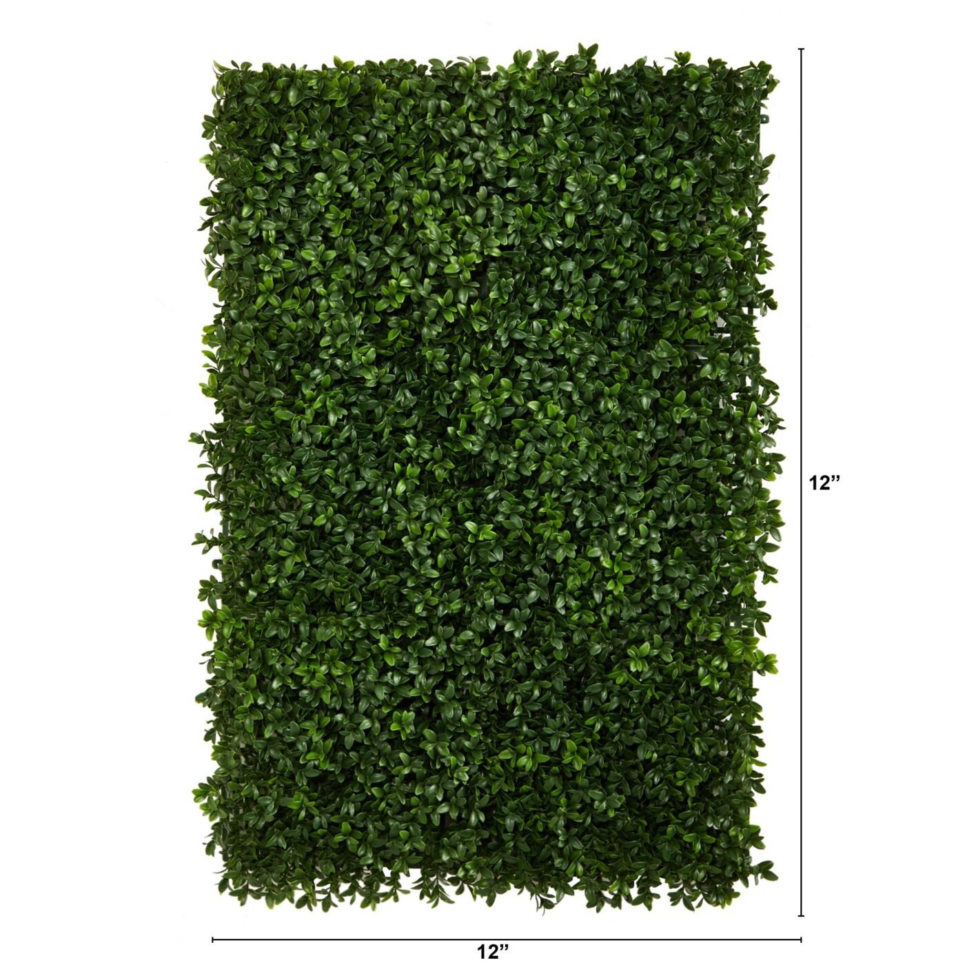 12" Tea Leaf Artificial Wall Mat (Indoor/Outdoor) (Set of 6)