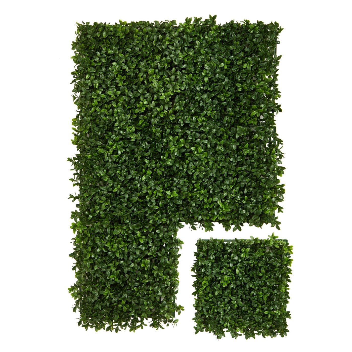 12" Tea Leaf Artificial Wall Mat (Indoor/Outdoor) (Set of 6)
