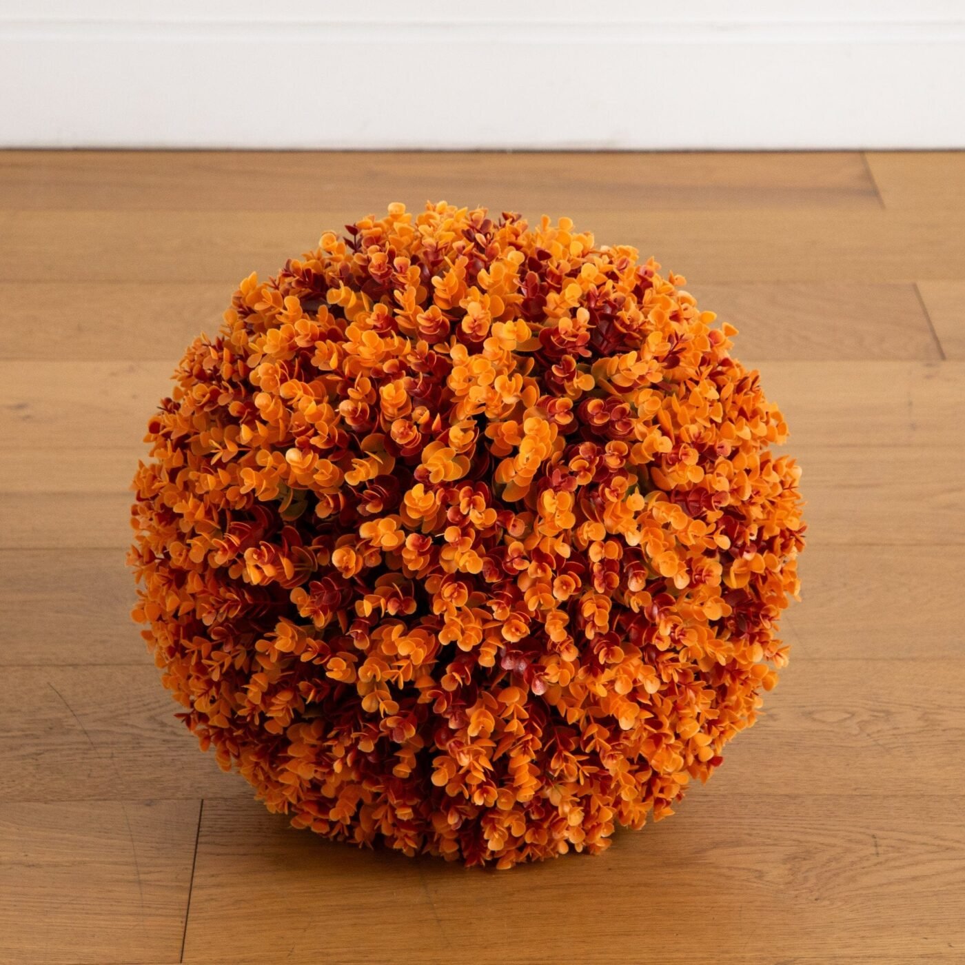 17" UV Resistant Autumn Artificial Eucalyptus Fall Ball (Indoor/Outdoor)