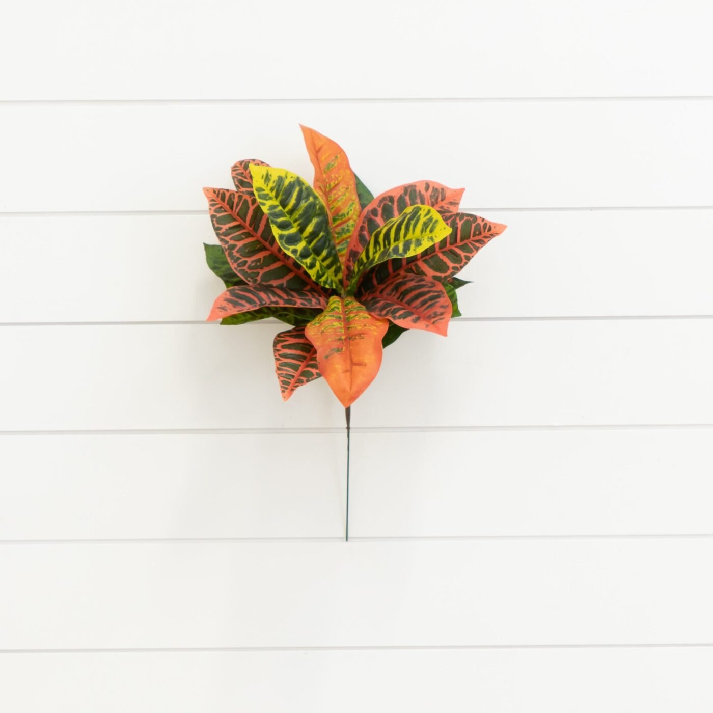 17" Garden Croton Artificial Plant (Real Touch) (Set of 6)