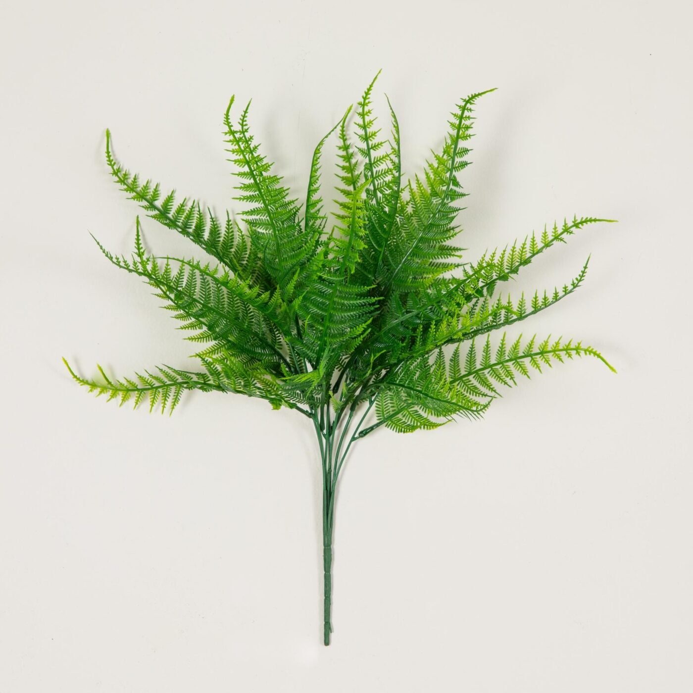 17" UV Resistant Artificial Fern Bush (Indoor/Outdoor) - Set of 6