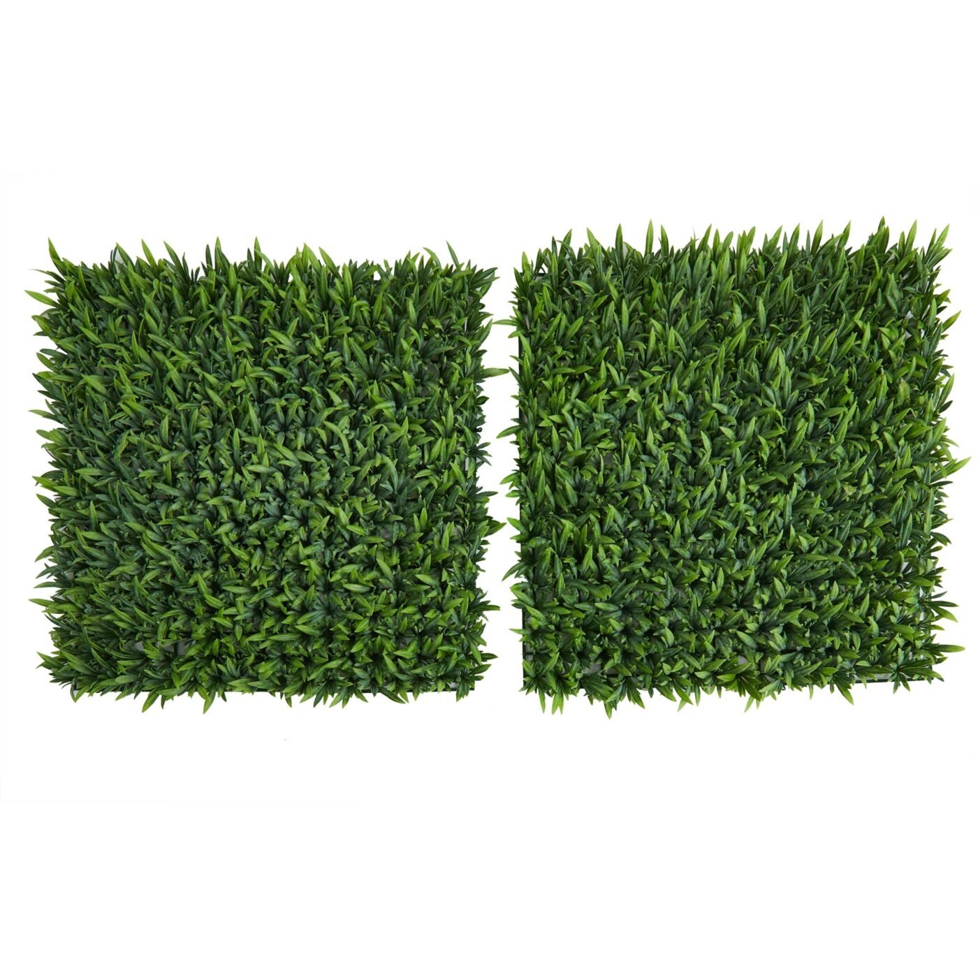 20" Grass Artificial Wall Mat (Indoor/Outdoor) (Set of 2) Trellis