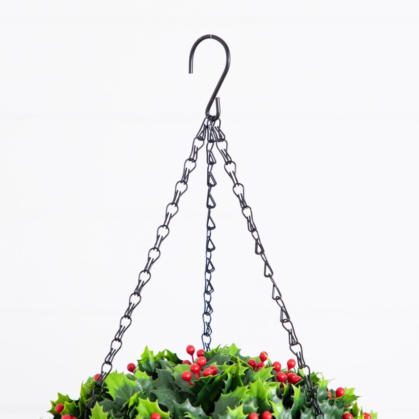 22" UV Resistant Artificial Holly Berry Christmas Hanging Ball (Indoor/Outdoor)