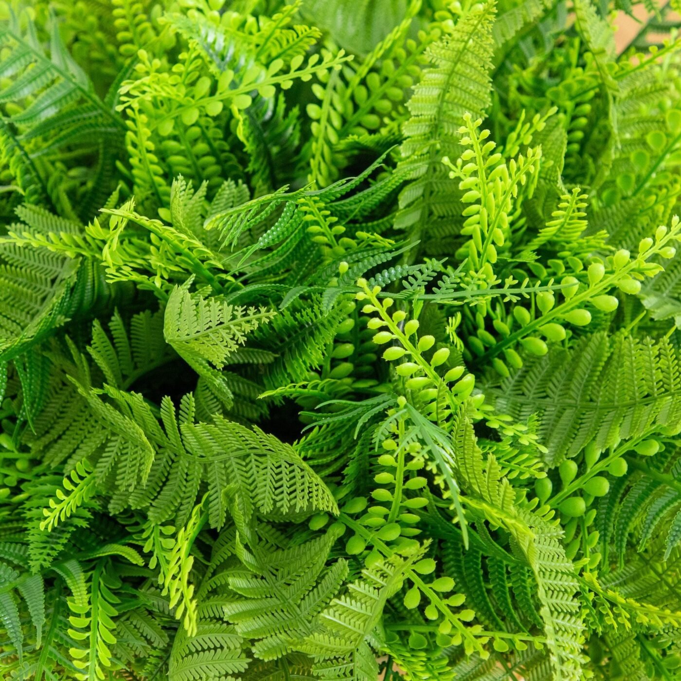22" UV Resistant Artificial Fern in Decorative Urn Planter (Indoor/Outdoor)