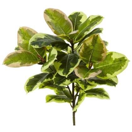 23" Rubber Leaf Artificial Plant (Real Touch) (Set of 3)