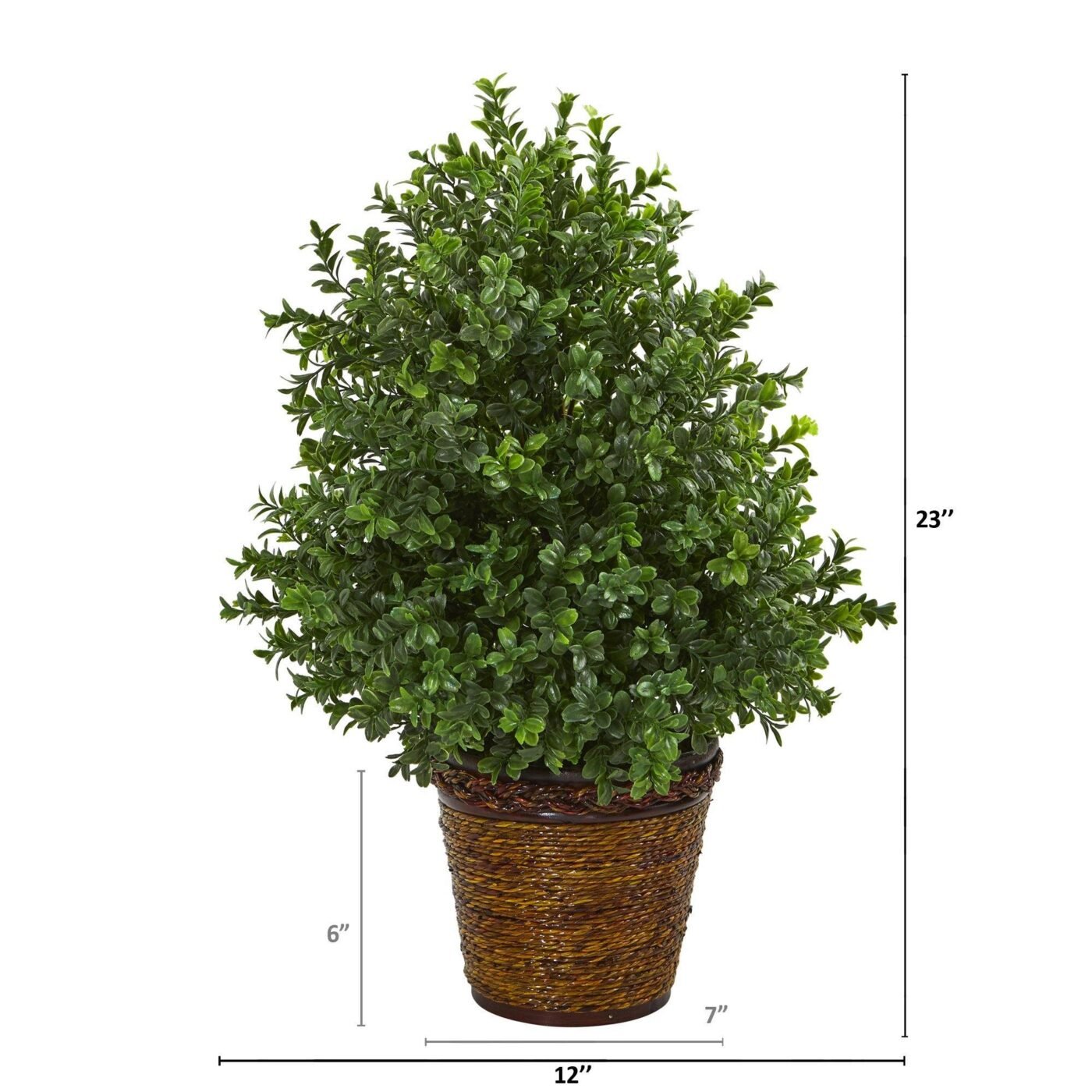 23" Sweet Grass Artificial Plant in Basket (Indoor/Outdoor)
