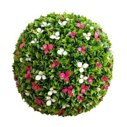 24" UV Resistant Artificial Bougainvillea Ball (Indoor/Outdoor)
