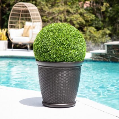 24" UV Resistant Artificial Boxwood Ball (Indoor/Outdoor)