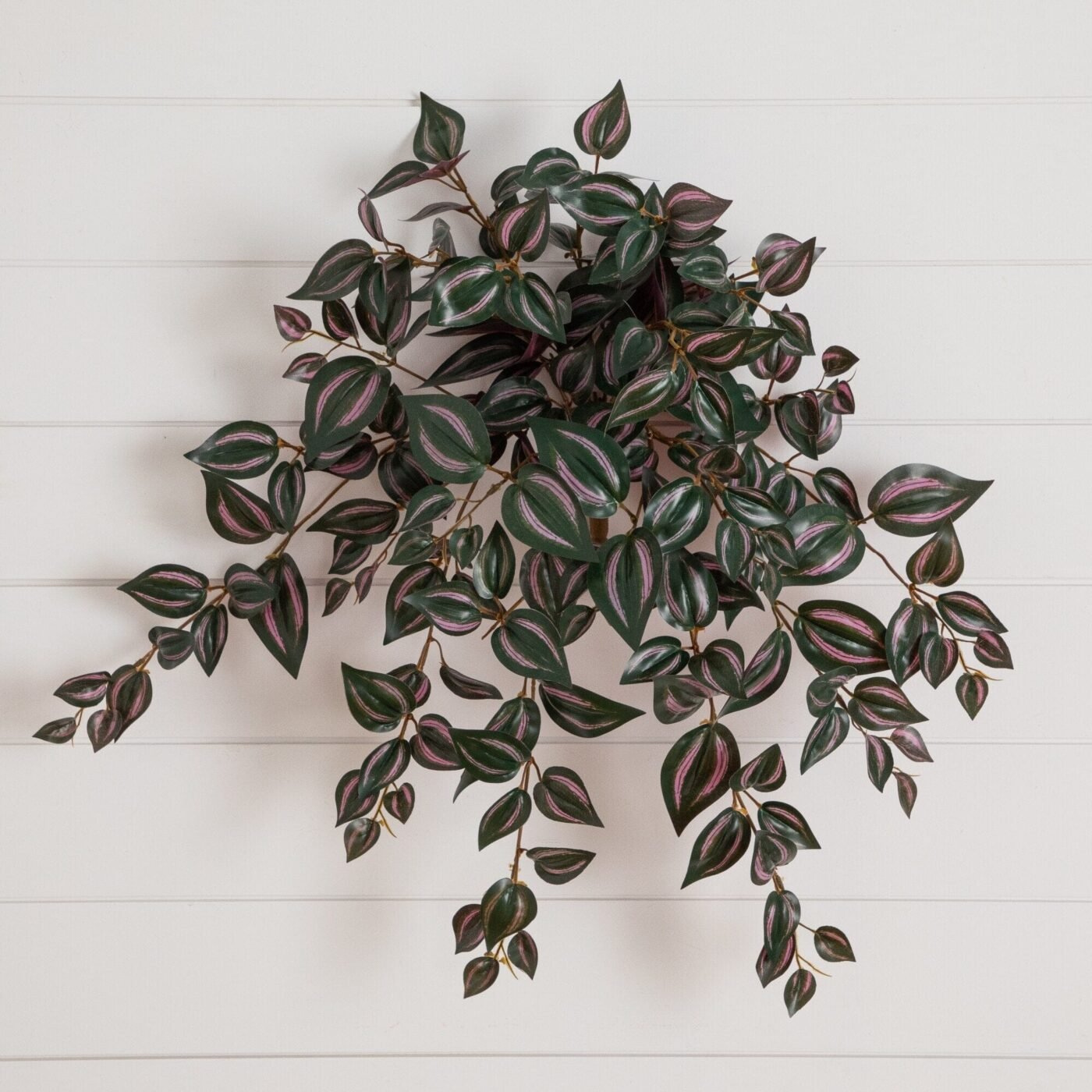 24" UV Resistant Artificial Wandering Jew Hanging Plant (Indoor/Outdoor)- Set of 3