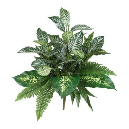 25" Mix Greens Artificial Plant (Set of 2)