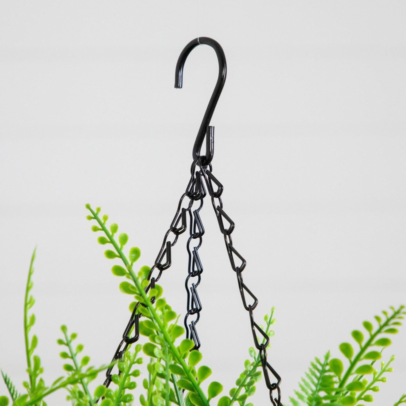 20" UV Resistant Artificial Mixed Fern Hanging Basket (Indoor/Outdoor)