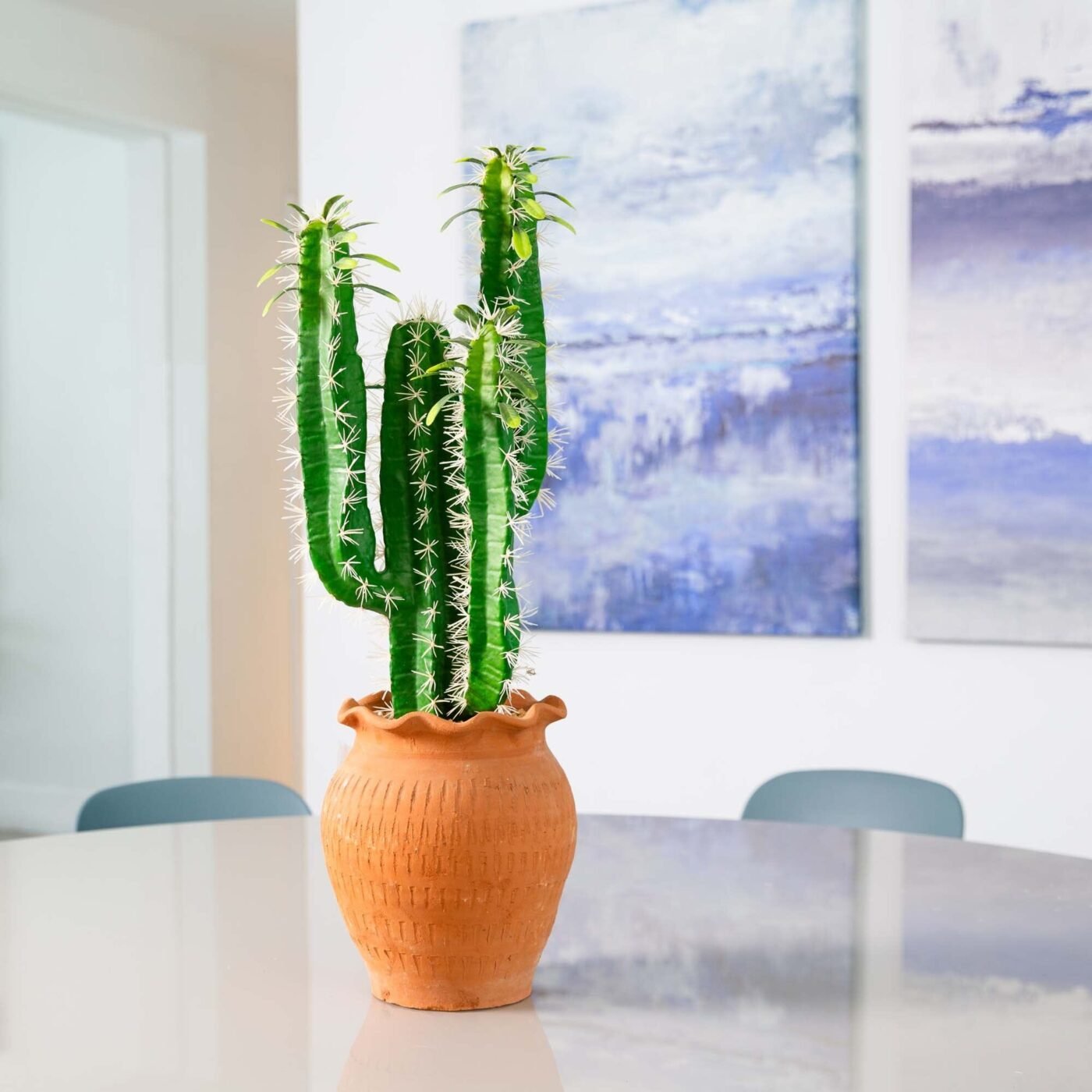 28" Artificial Cactus in Terracotta Planter