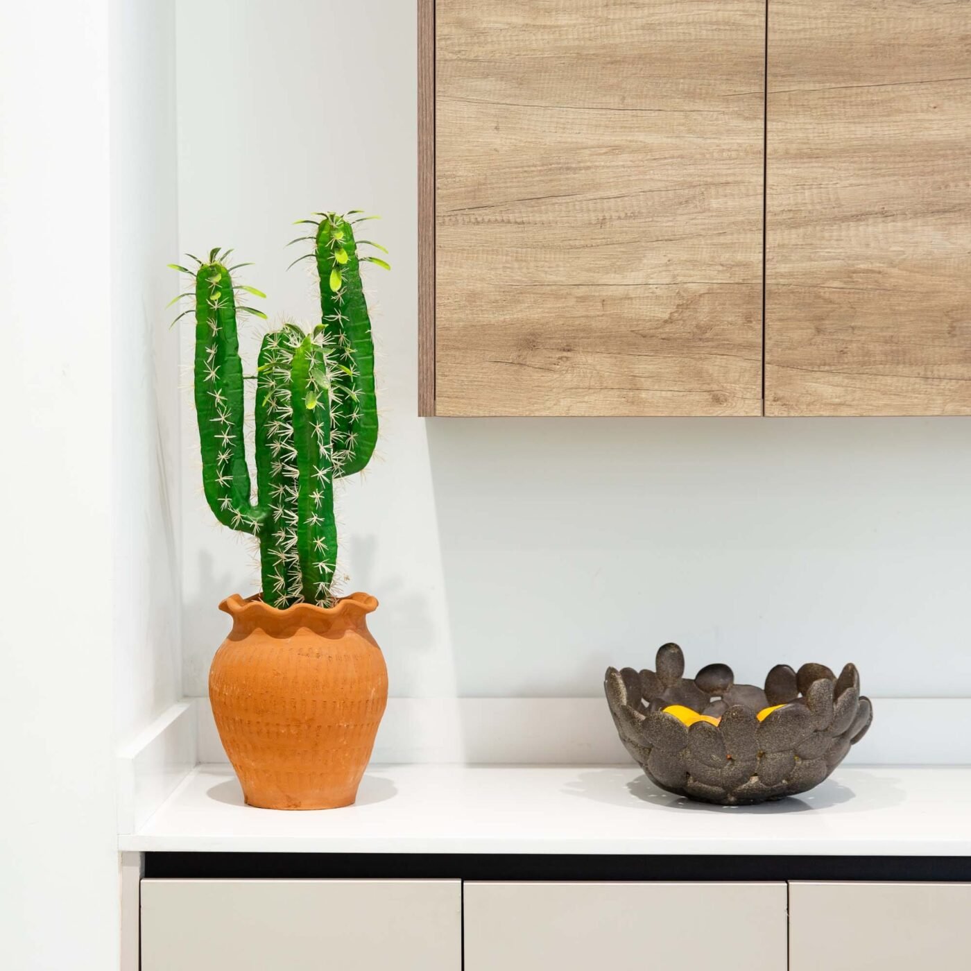 28" Artificial Cactus in Terracotta Planter