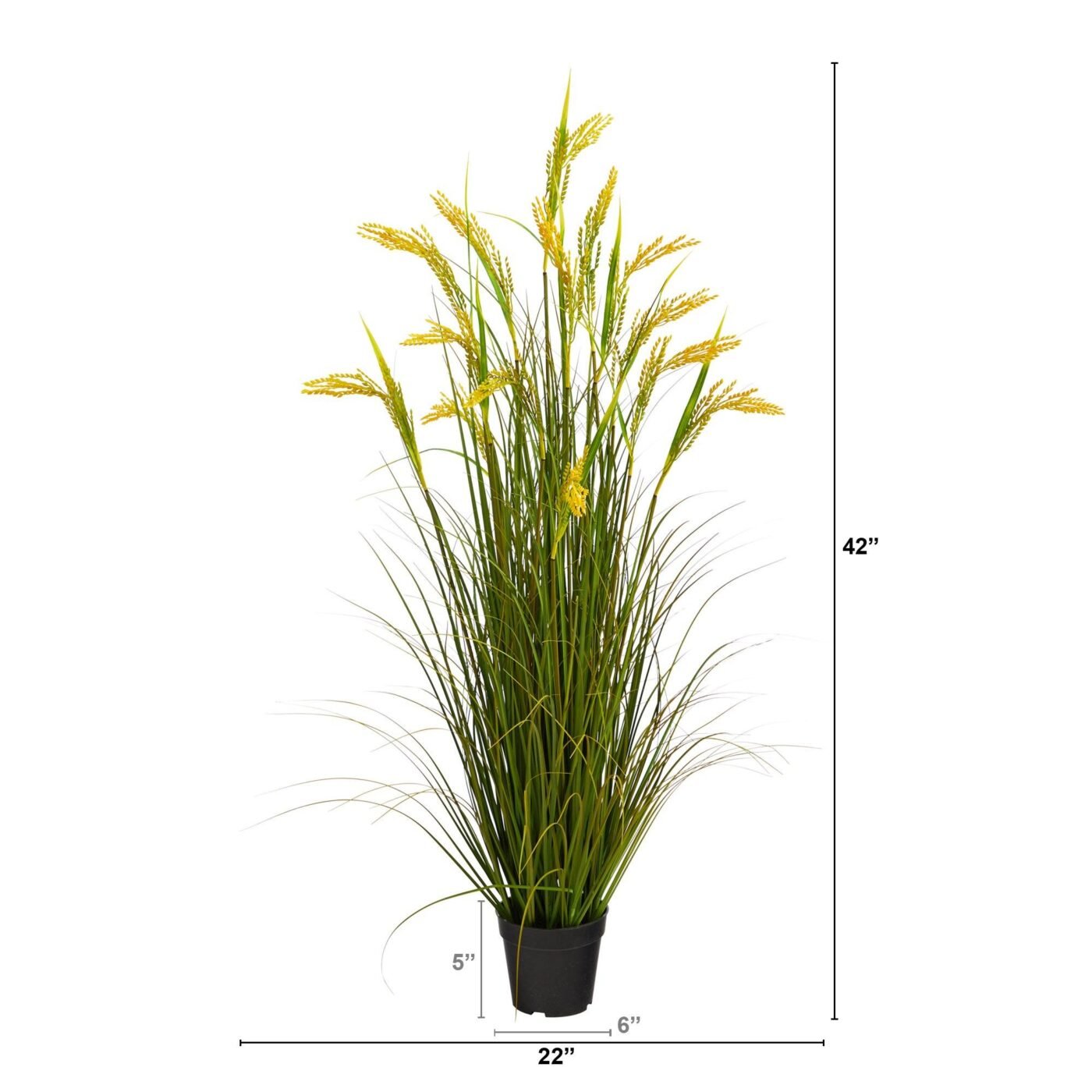 3.5' Wheat Grain Artificial Plant