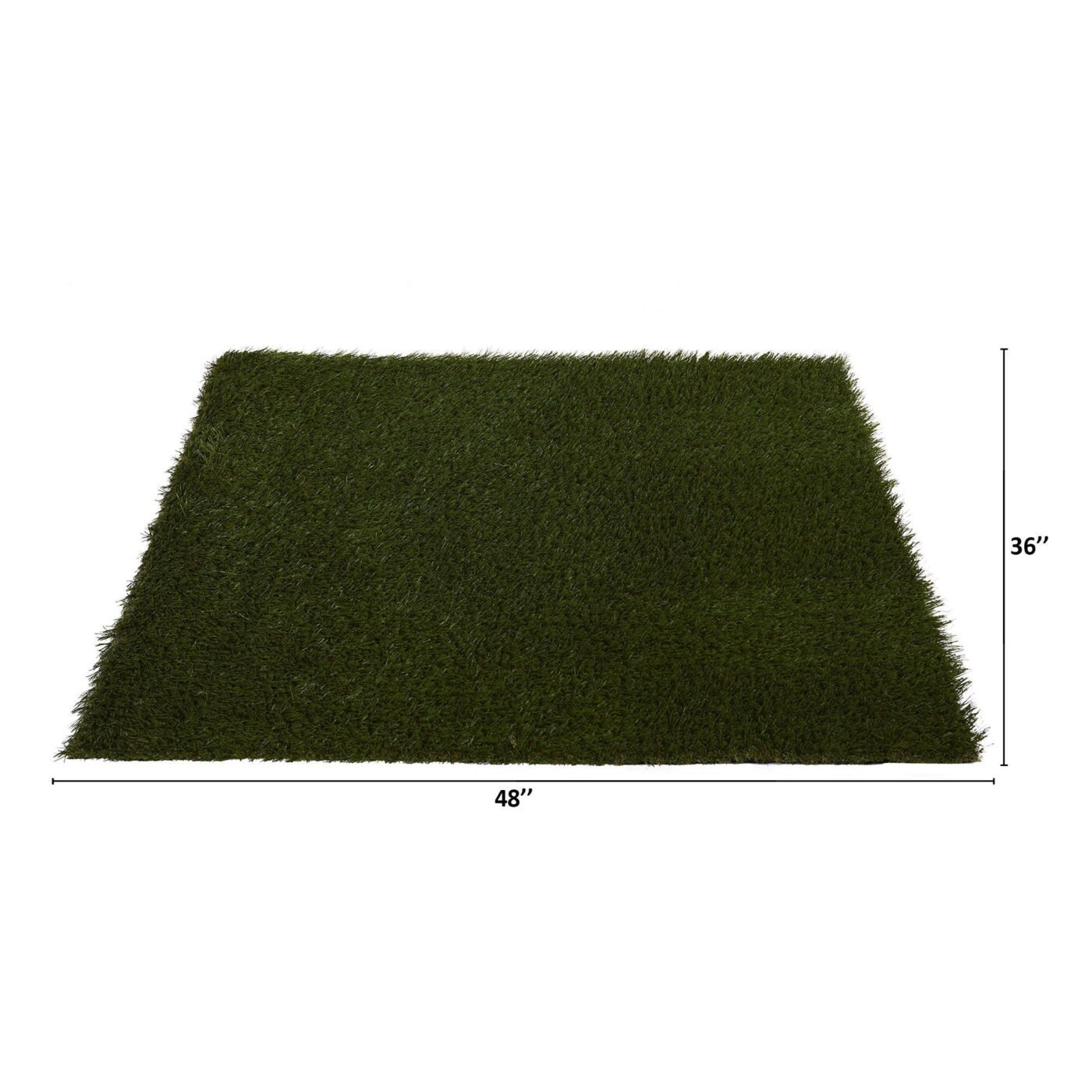 3' x 4' Artificial Professional Dark Grass Turf Carpet UV Resistant (Indoor/Outdoor)