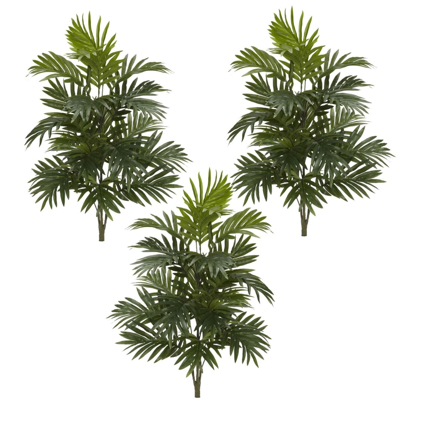 30" Areca Palm Artificial Plant (Set of 3)