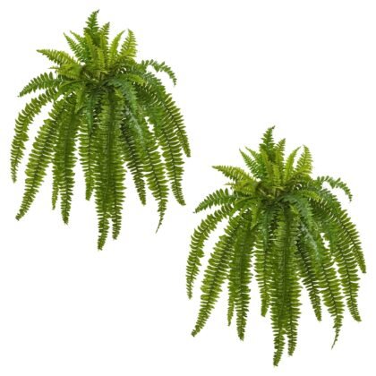 35" Boston Fern Artificial Plant (Set of 2)