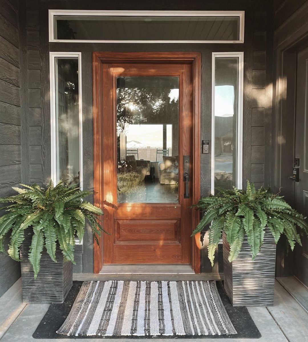 35" Boston Fern Artificial Plant (Set of 2)