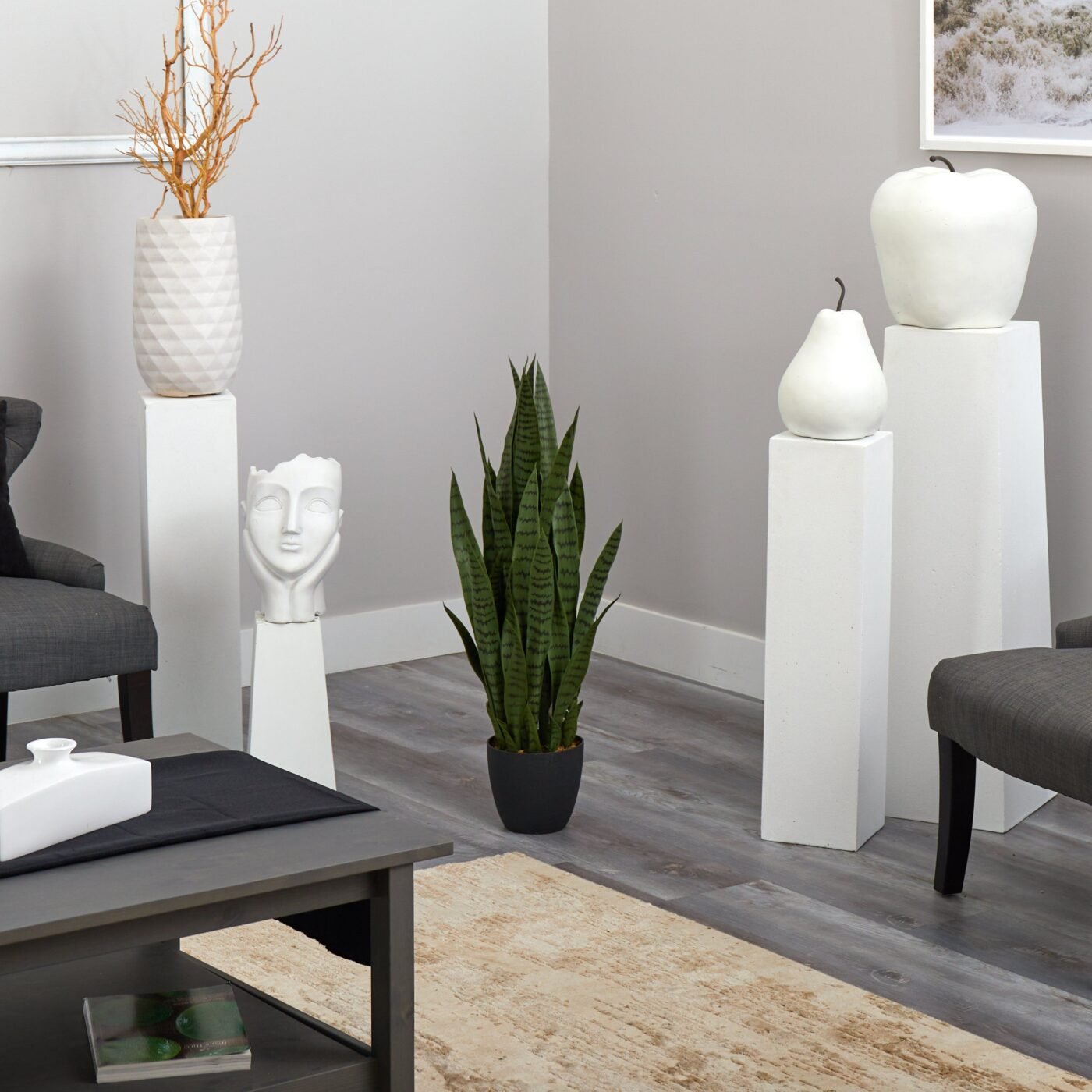 38" Sansevieria Artificial Plant