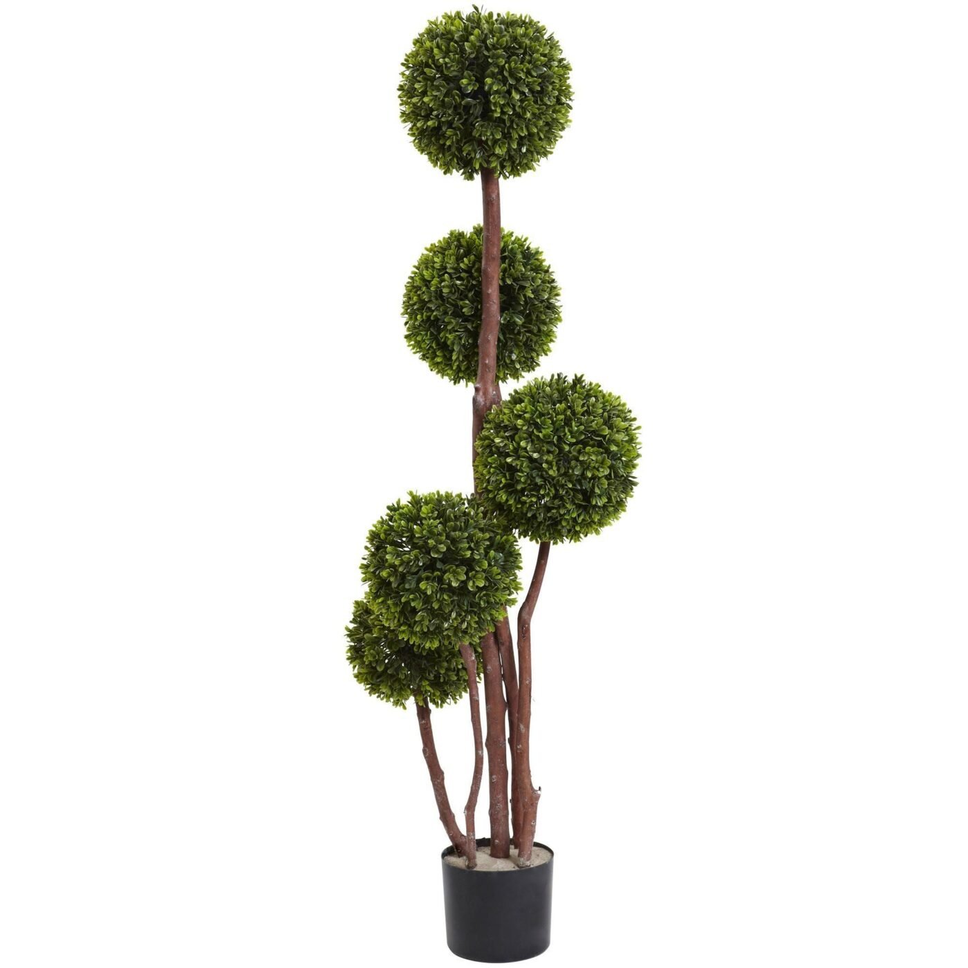 4' Boxwood Five Ball Topiary UV Resistant (Indoor/Outdoor)