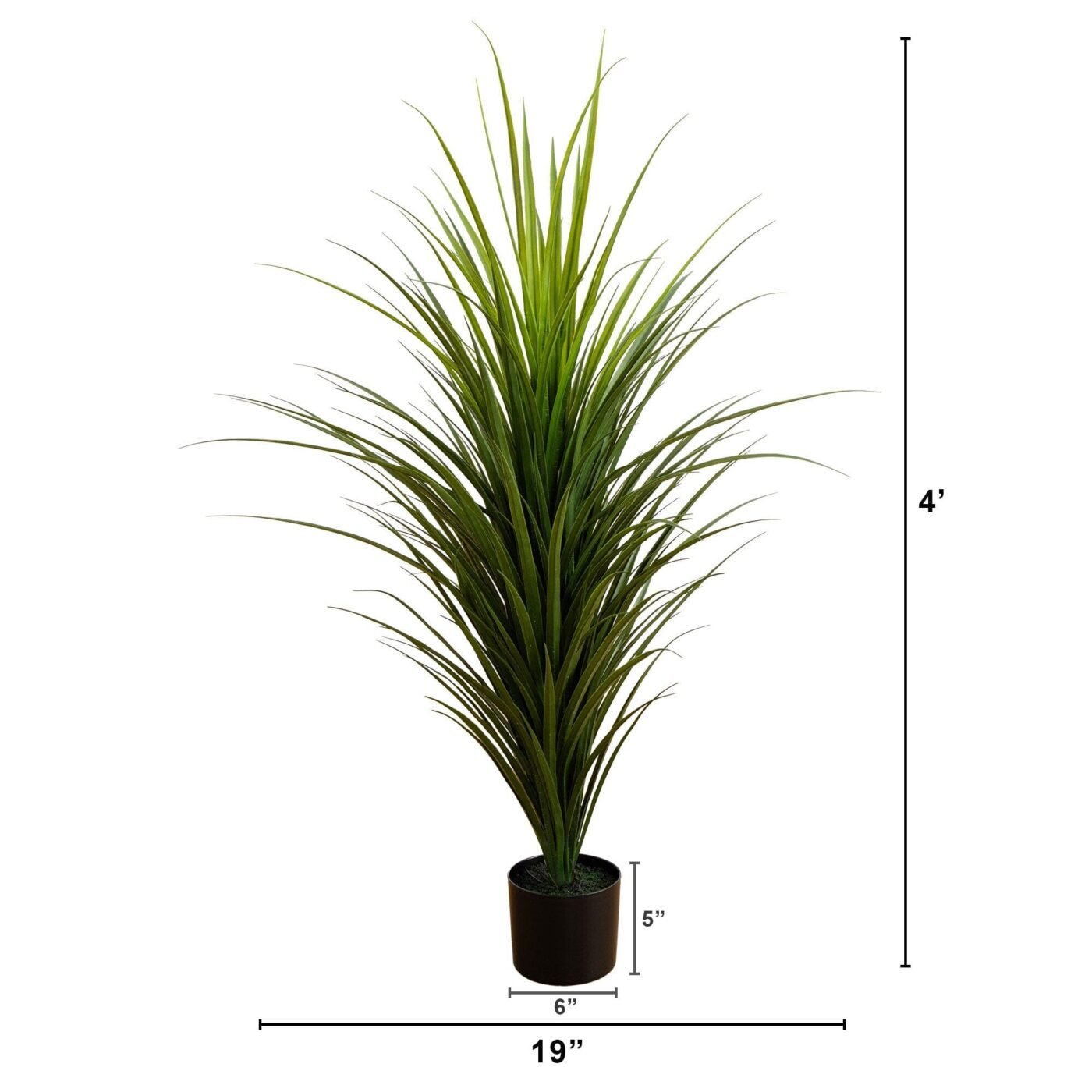 4' UV Resistant Artificial Grass Plant (Indoor/Outdoor)