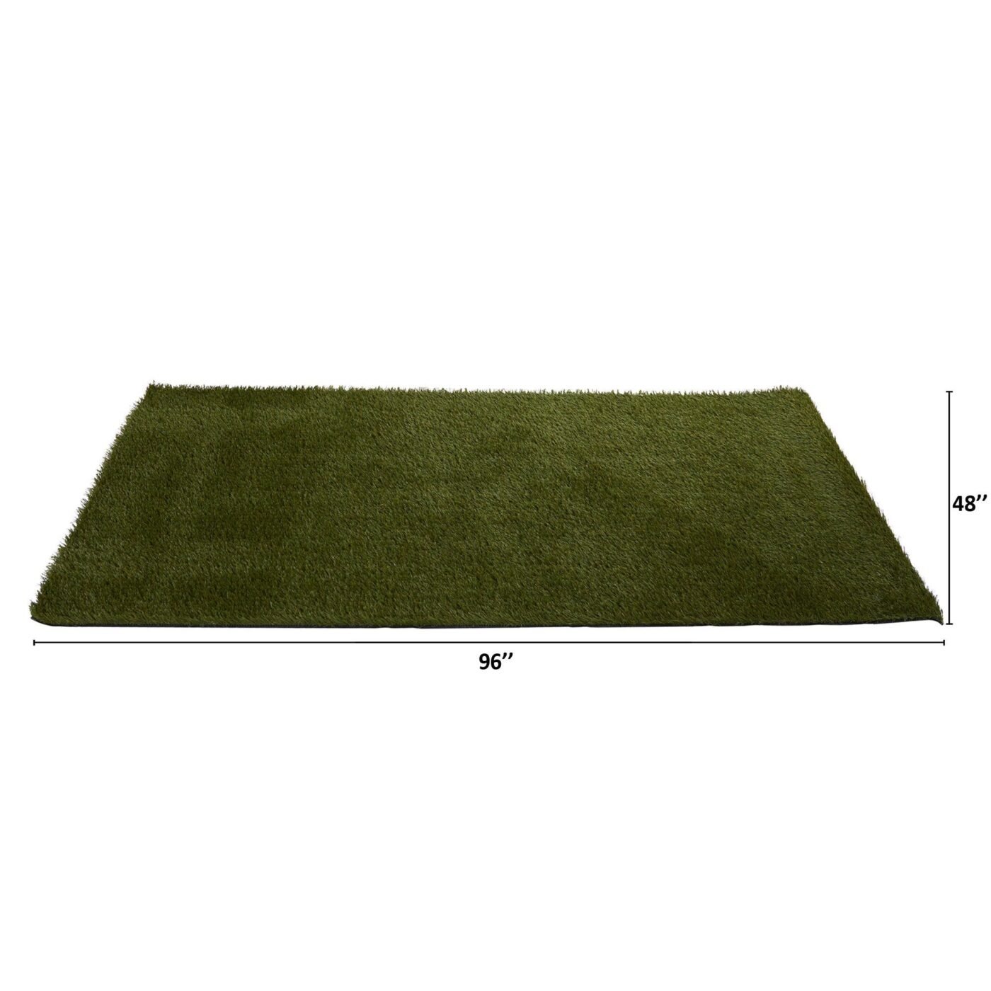 4' x 8' Professional Artificial Dark Grass Turf Carpet UV Resistant (Indoor/Outdoor)