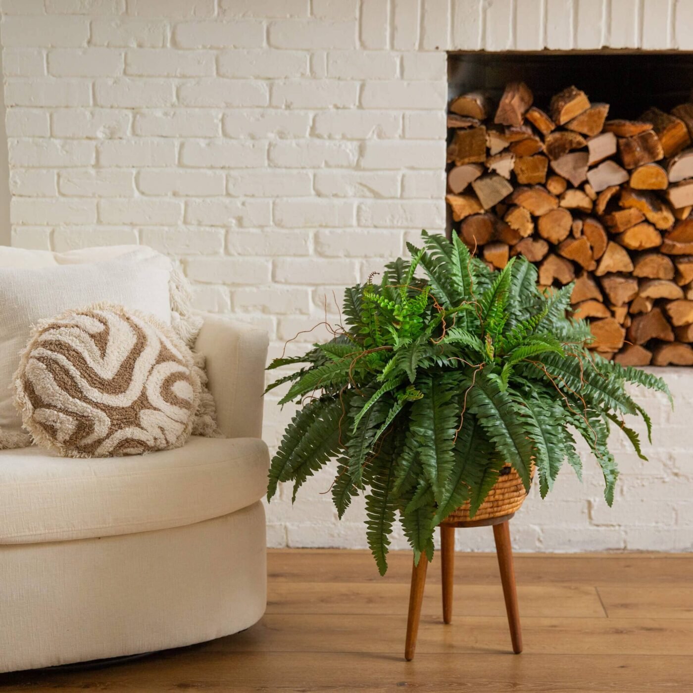40" Artificial Boston Fern (Set of 2)