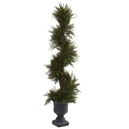 45" Mini Pine Spiral w/Urn (Indoor/Outdoor)