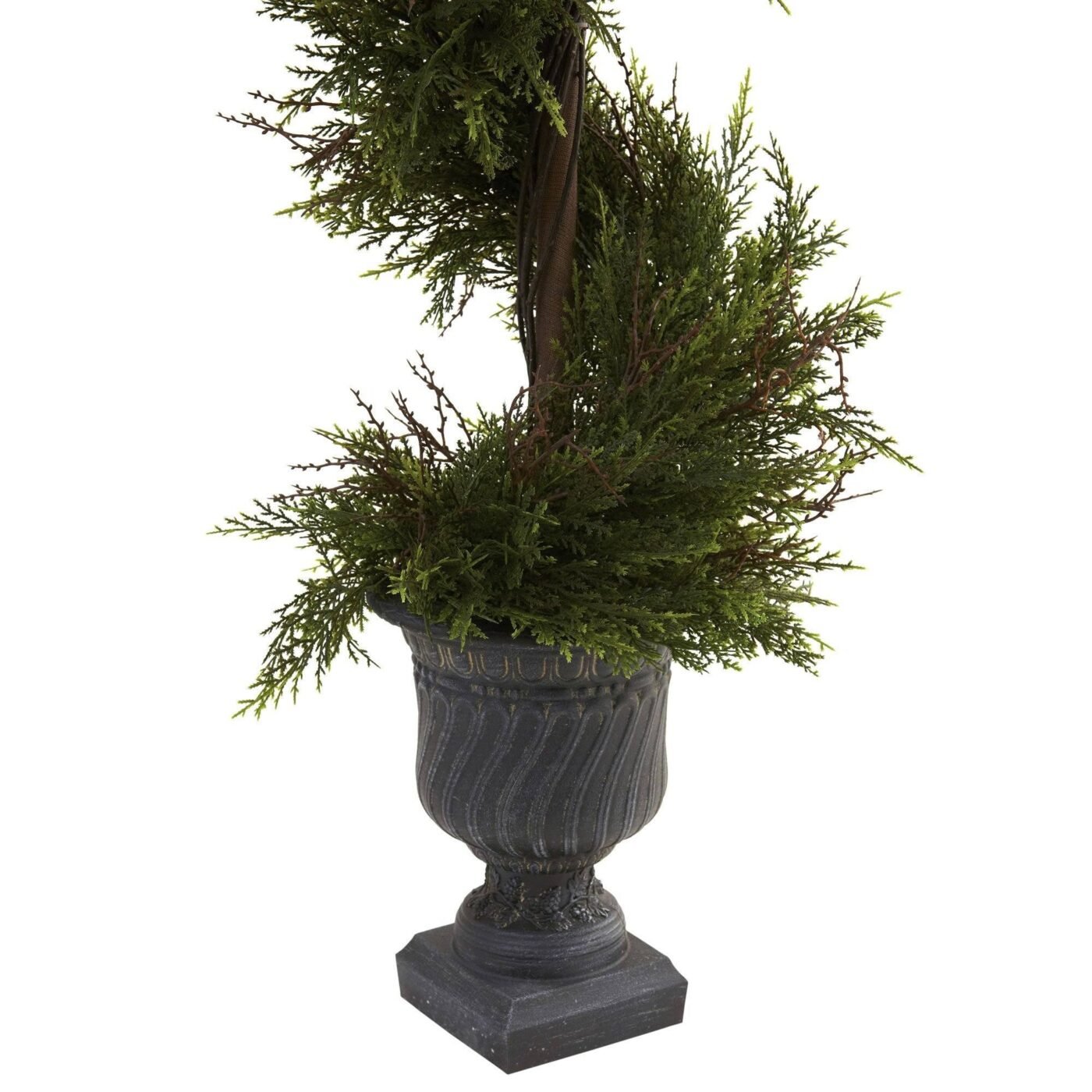 45" Mini Pine Spiral w/Urn (Indoor/Outdoor)