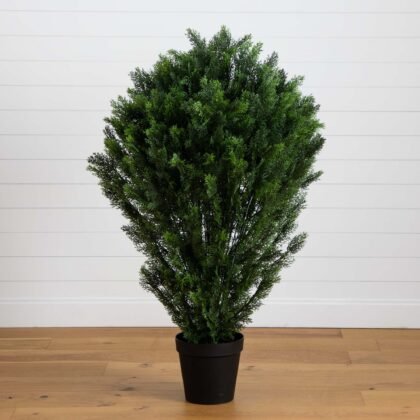 5' Artificial Cedar Bush UV Resistant (Indoor/Outdoor)