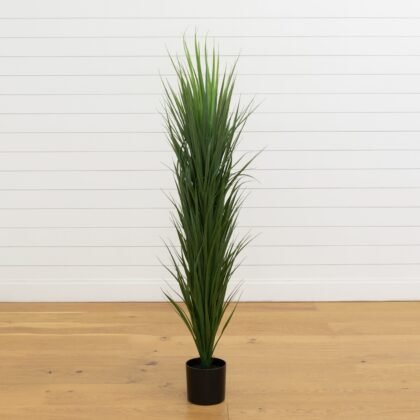 5' UV Resistant Artificial Grass Plant (Indoor/Outdoor)