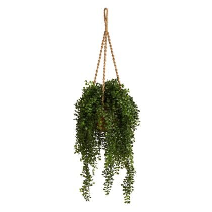 51" Gleditsia Artificial Plant in Hanging Basket UV Resistant (Indoor/Outdoor)