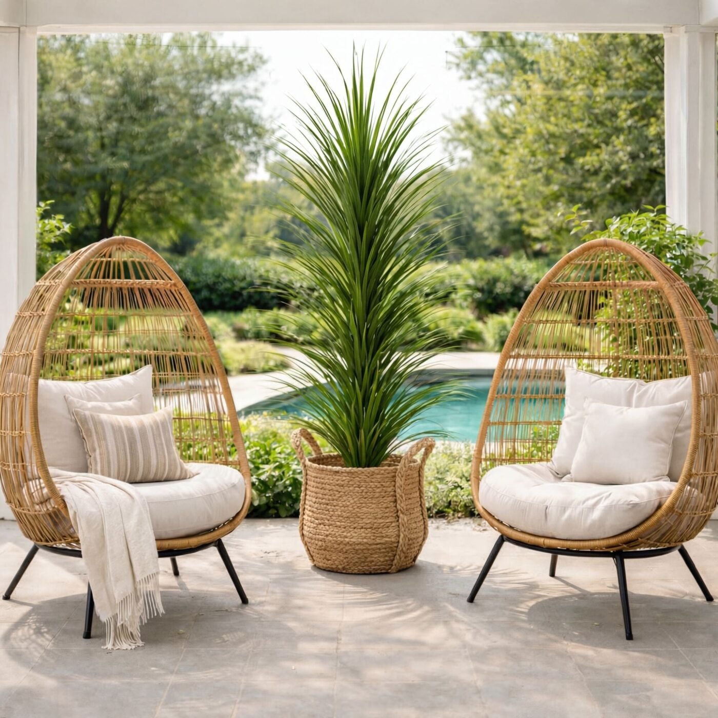 6' UV Resistant Artificial Grass Plant (Indoor/Outdoor)