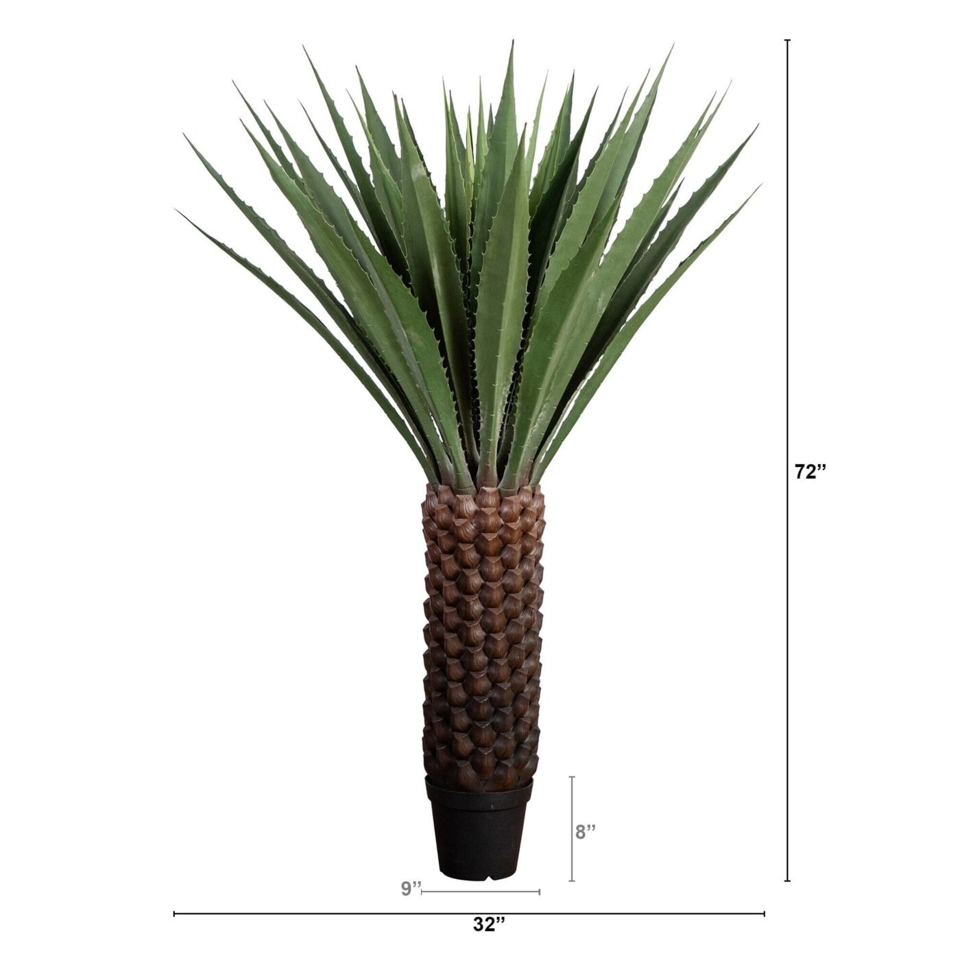 6' UV Resistant Giant Artificial Agave Plant (Indoor/Outdoor)