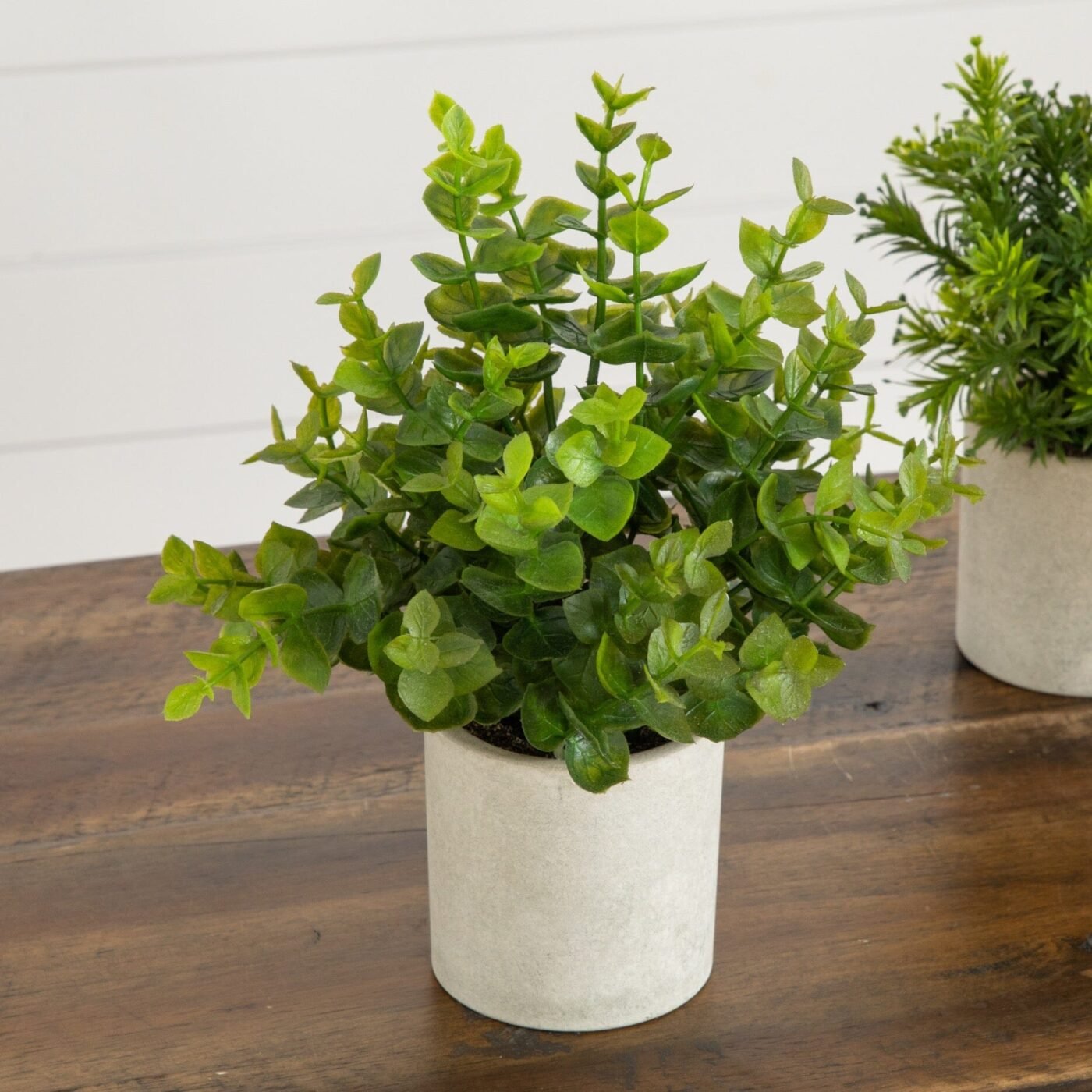 8" Artificial Mini Greenery Potted Plant - Set of 3