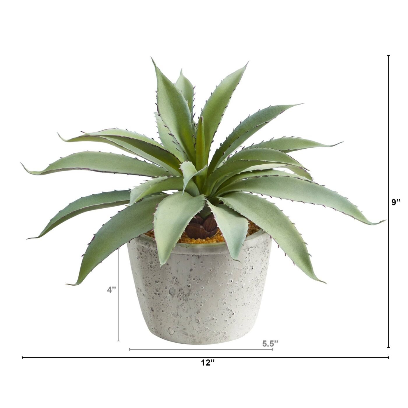 9" Aloe Succulent Artificial Plant